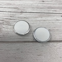 Pair of green glass eye cabochons in sizes 6mm to 40mm dragon eyes cat fox iris (183)