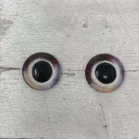 Glass eye cabochons in sizes 6mm to 20mm dragon eyes fish reptile lizard iris (397)