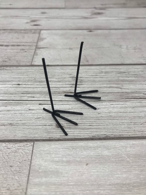 Wire metal bird legs /feet for needle felting