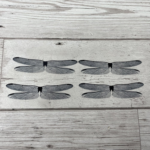 Dragonfly wings for needle felting and craft projects 6 pairs of acetate insect wings clear wings