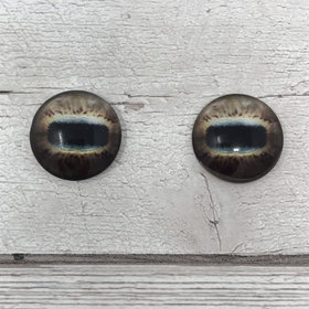 Brown Glass eye cabochons in sizes 6mm to 40mm sheep eyes, horse eyes, deer eyes, goat eyes, octopus eyes mongoose eyes (460)